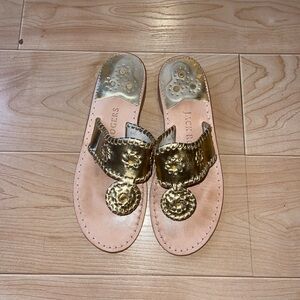 Jack Rogers sandals size 7 Gold